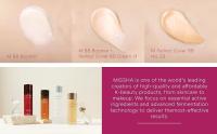 Soft Finish, Waterproof, and Essence Sun sunblock for face.