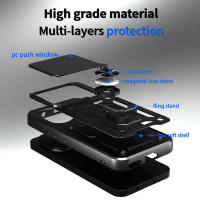 Funda de teléfono con protección contra golpes para Redmi K80 Pro 5G Xiaomi Poco F7 Ultra con cubierta de lente deslizante - details 6