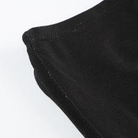 BUNO-Faldas góticas oscuras elegantes con estampado de moda para mujer, faldas acampanadas de malla de retales, falda larga a la cadera Y2K, pantalones de hadas, ropa de calle gótica - details 12