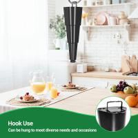 Ventilador de 3 piezas para exteriores, dispositivo giratorio con cuchillas holográficas para mesa, Picnic, Patio y hogar - details 6