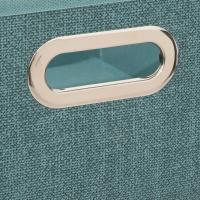 Caja de almacenamiento de tela - Cesta organizadora plegable -Azul Petroleo- 5 FIVE - Varios Tamaños - details 3