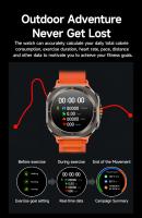 Reloj inteligente 7 Ultra GPS Compass para deportes al aire libre para hombre, Pantalla AMOLED HD, frecuencia cardíaca, llamada BT, Z7 ULTRA, nuevo - details 7