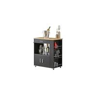 Carro de cocina multifuncional con 2 cajones y 2 estantes Gran encimera Ideal para bar y comedor - details 15