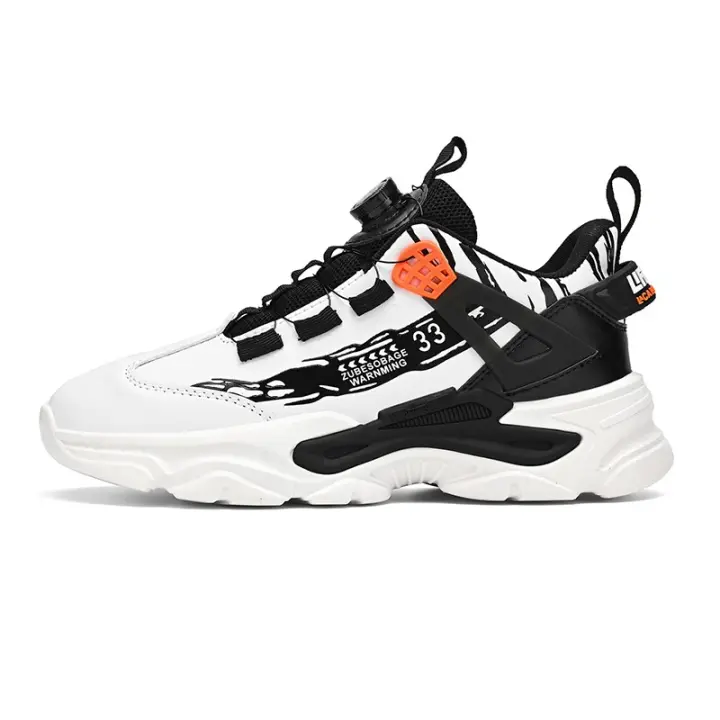 Zapatillas De Deporte Para Hombre Con Hebilla Giratoria Zapatillas Casuales Transpirables Para Primavera Y Otoño Zapatos Versátiles Para Padres - 1