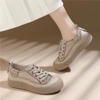Zapatos Deportivos de Cuero de Vaca para Mujeres Versátiles para Primavera y Verano Diseño Casual - details 6