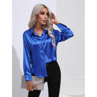 Camisa de satén para mujer, blusa de manga larga, nuevo estilo primavera/verano, ropa de mujer - details 44