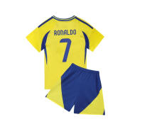 Camiseta de fútbol del club Riyadh Home 24-25 Amarilla No.7 para niños y adultos, tallas 14-3XL para adultos - details 3