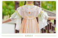 Ropa nacional Hanfu para niñas, vestido de verano de estilo chino para niños, disfraz antiguo súper inmortal bordado para niña, novedad de 2025 - details 6