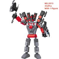 Altavoz Titan Skibidi Toilet Man MOC, bloques de construcción, Monitor de cámara Titan, juguetes de bloques Titan, regalo para n - details 1