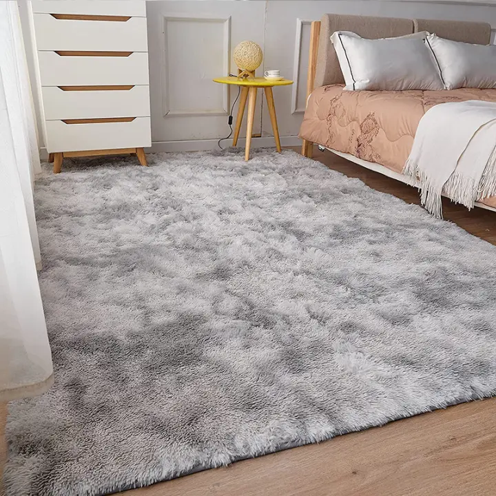Alfombra Suave y Esponjosa para Dormitorio Decoración de Sala de Estar - 1