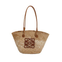 Bolso de Mano de Paja Tejido a Mano Bolso de Playa de Hombro para Vacaciones de Gran Capacidad - details 21