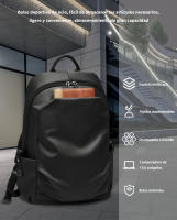 Mochila sencilla para hombre, mochila de viaje de ocio, bolsa para ordenador de 15,6 pulgadas - details 2