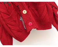 Cárdigan de punto cálido para mujer, chaqueta bordada con bolsillos, abrigo holgado, otoño e invierno, 2023 - details 20