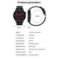 Reloj Inteligente con Pantalla Táctil Llamadas Bluetooth, Asistente de Voice, Modos Deportivos, Reproductor de Música, Pedómetro Para Niño y Madre - details 26
