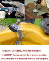 Cepillo de alambre trenzado 3 piezas - details 2