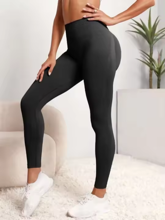 Body push-pull deportivo de cintura alta para mujer, sin costuras, para levantamiento de cadera, yoga, ropa de gimnasio - 1