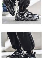 Zapatos De Hombre Zapatillas De Deporte Transpirables, Zapatillas De Correr De Suela Gruesa Que Aumentan - details 14