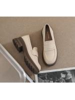 Mocasines de Suela Gruesa para Mujer Zapatos de Cuero Retro de Primavera 2025 - details 10