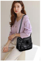 Bolso de mujer para un solo hombro,Estilo retro,Bolsos de cuero suave - details 7