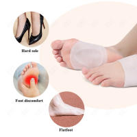 Plantilla de Gel de silicona profesional para el cuidado de los pies, soporte ortopédico para arco estable, Corrector de pie plano, cojín para zapatos - details 17