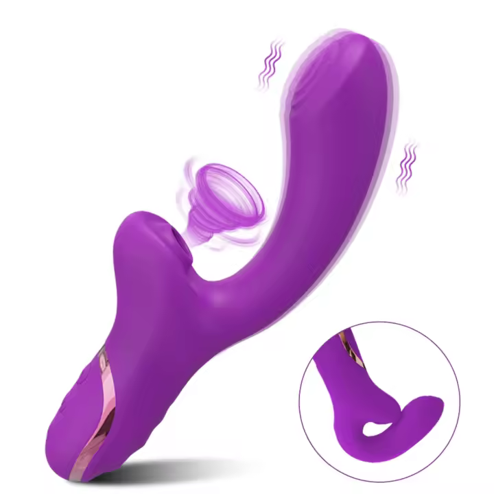 Vibrador de punto G para mujer, consolador estimulador al vacío, potente succionador de clítoris, juguetes sexuales para adultos, 20 modos - 1