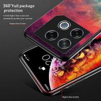 Para Infinix GT 20 Pro 5G Funda de teléfono de vidrio templado delgado Diseño de patrón de cielo estrellado - details 0