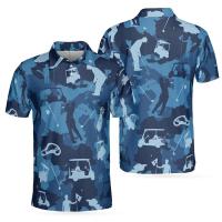 Ropa Haruku de manga corta con estampado 3D de camuflaje para hombre, camisetas de golf de moda, polo con botones, tops de gran tamaño - details 7