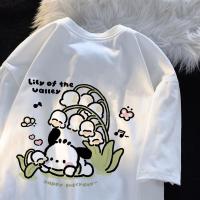 Camiseta De Algodón Para Niños Con Dibujos De Pacha Perro Estilo Casual Manga Corta Verano Unisex Ropa Libre Para Estudiantes - details 4