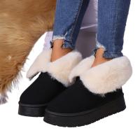 Botas de nieve para mujer, botines planos cálidos de invierno, zapatos de señora - details 6