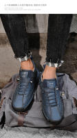 Zapatos de cuero de moda para hombres populares herramientas al aire libre costura retro media y alta parte superior de la moda casual zapatos de cuero de los hombres zapatos casuales. - details 33