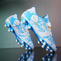 Botas de fútbol de cuero para niños, zapatos deportivos antideslizantes para otoño/invierno - details 2