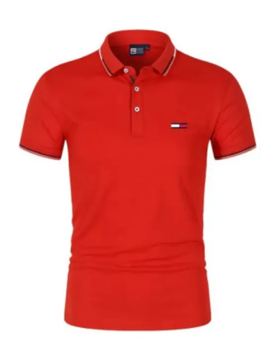 Camiseta polo nueva de verano 2025 para hombre, camiseta de manga corta con estampado deportivo informal de gran tamaño - 1