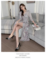 Vestido de noche Vintage para mujer, traje largo ajustado, estampado Y2K, informal, para fiesta y playa, Verano - details 99