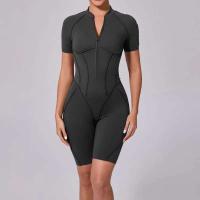 Monos Deportivos de Yoga Fiess Mangas Cortas, Espalda Abierta, Talla Única para Mujeres - details 27