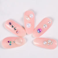 ROSALIND Gel de diamantes de imitación transparente, textura más gruesa, súper pegajoso, de larga duración, para pegar diamantes de imitación, lámpara LED UV, bricolaje, 15ML - details 5