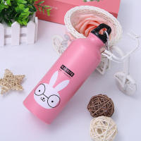 Termo portátil de 500ml para niños, botella de agua bonita para la escuela, frasco de vacío de animales encantadores para deportes al aire libre, Camping y senderismo - details 9