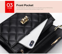 FOXER-Bolso cruzado de cuero dividido para mujer, bandolera de hombro con solapa, a la moda - details 5