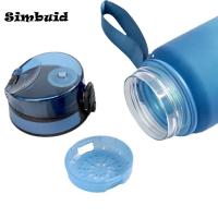 Botella de Agua Deportiva a Prueba de Fugas Taza de Plástico Colorida Portátil para Gimnasio Fitness 500ML/650ML/1000ML Ideal para Viajes al Aire Libre - details 1