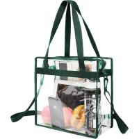 BAGAIL Bolsas Transparentes Aprobadas por el Estadio Bolso de Mano Transparente con Cierre de Cremallera Bandolera Bandolera con Correa Ajustable - details 73
