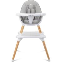 Silla de Comedor para Bebé de 6 Meses a 3 Años - Carga Máxima 15 kg - Trona o Silla 2 en 1 + Mesa - Bandeja Regulable - Gris - details 3