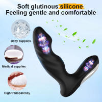Aplicación Control remoto Masajeador de próstata Juguetes sexuales Herramientas de masturbación masculina femenina para gays Vibración de 9 frecuencias Doble motor Butt Plug Productos para adultos - details 5