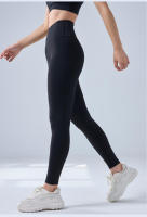 Pantalones deportivos desnudos de cintura alta y glúteos sin tacones, pantalones de gimnasia, ropa de yoga - details 4