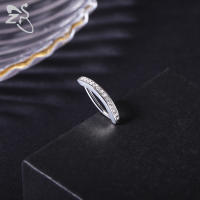 ZS-Piercing para el ombligo de plata 925 para mujer y niña, anillos minimalistas de circón, Anillo para el ombligo, Piercings corporales de playa de verano, 1 unidad - details 7