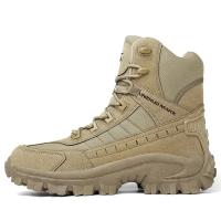 Botas de Combate de Desierto para Hombres Suela Antideslizante Ideal para Senderismo, Caza, Trabajo - details 3