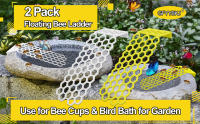 Escalera Flotante de Abejas Paquete de 2 Ideal para Tazas de Abejas de Jardín y Baño de Pájaros - details 0