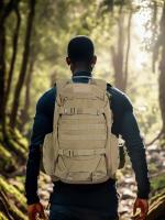 Mochila impermeable THURAM 45L para pesca, caza, actividades al aire libre, táctica, deportiva, camping, senderismo y trekking. - details 13