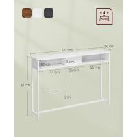 Mueble Bajo con Multienchufe Sofá de 2 Compartimentos Carga Oculta Ahorro de Espacio - details 2