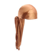Durag de Seda para Hombres Larguísima Cola de Pelo Bandana Accesorio de Cabeca de Biker - details 7