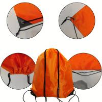 Mochila de poliéster con cordón, bolsa de almacenamiento ligera y plegable - details 3
