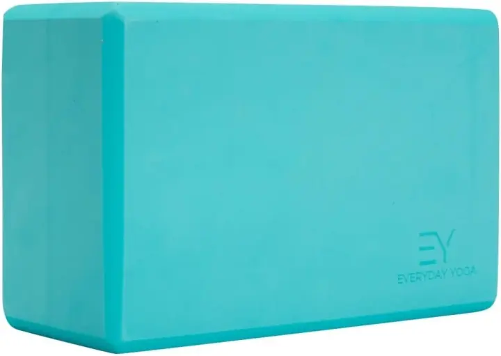 Juego de tapete Dee y bloques de espuma antideslizantes, ecológicos, antidesgarros, 3 mm de espesor para yoga - Aqua - 1